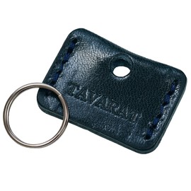 TAVARAT Key Cover, Genuine Leather, Key Cap, Made in Japan, Himeji Leather, Key Cover, Double Cans Included (Standard Size - Navy), Standard Size, Navy