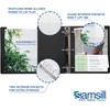 Samsill 1.5-Inch 3-Ring Binders – Set of 4, Black |