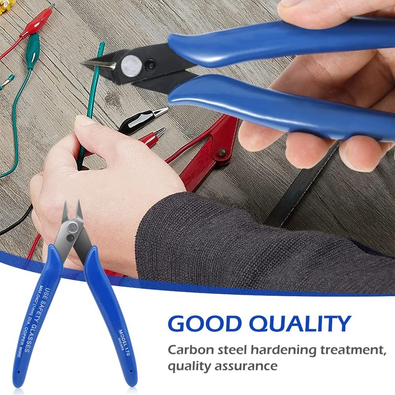 Kaimeilai 5 Pcs Mini Wire Cutter, Side Cutters, Multifunctional Cutting