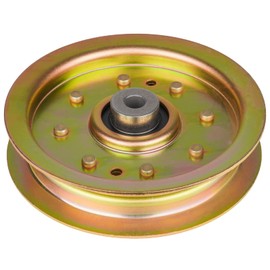 ILONPA Flat Idler Pulley for Cub Cadet 756-04129 956-04129 956-04129C 756-04129B 756-04129C MTD 753-08171 38", 42", 46" and 54" Decks
