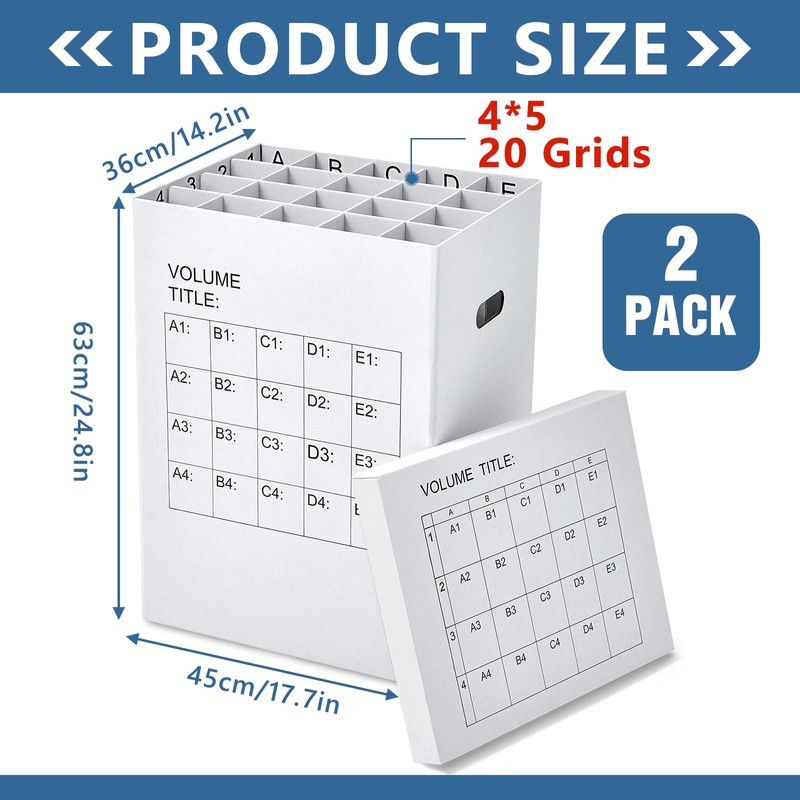 PerKoop 2 Pack Blueprint Holder Storage Organizer for Storing Poster