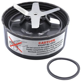 Piezas de Repuesto NutriBullet Cuchilla de Extractor - Pieza de Repuesto de Base de Cuchilla de Acero Inoxidable, Extractor Cruzado de Repuesto, con Junta de Goma, para NutriBullet Blender 900W/600W