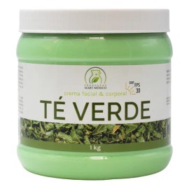 Crema Facial Productos Mart Mexico Té Verde con Filtro Solar SPF30 1kg