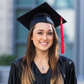 Turandoss Class of 2025 Graduation Necklace for Her 2025 - Dainty S925 Sterling Silver Birthstone Necklace for Women College High School Friendship Graduation Gifts for Her Friends Daughter Classmates