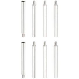 PATIKIL 8 Pcs M4x50+6mm Stainless Steel Standoff Extension Posts Screws,Metric Male Female Thread Adapters Spacer for PCB,Quadcopter Drone,Computer & Circuit Board Assortment Kit