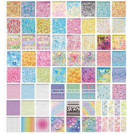 2800PCS Kpop Photocard Scrapbook Stickers Book, Butterfly Stars Heart Ribbon Letters Stickers Self Adhesive Kpop Deco Korean Stickers Book for Photocards Toploaders Scrapbooking Art Card Craft