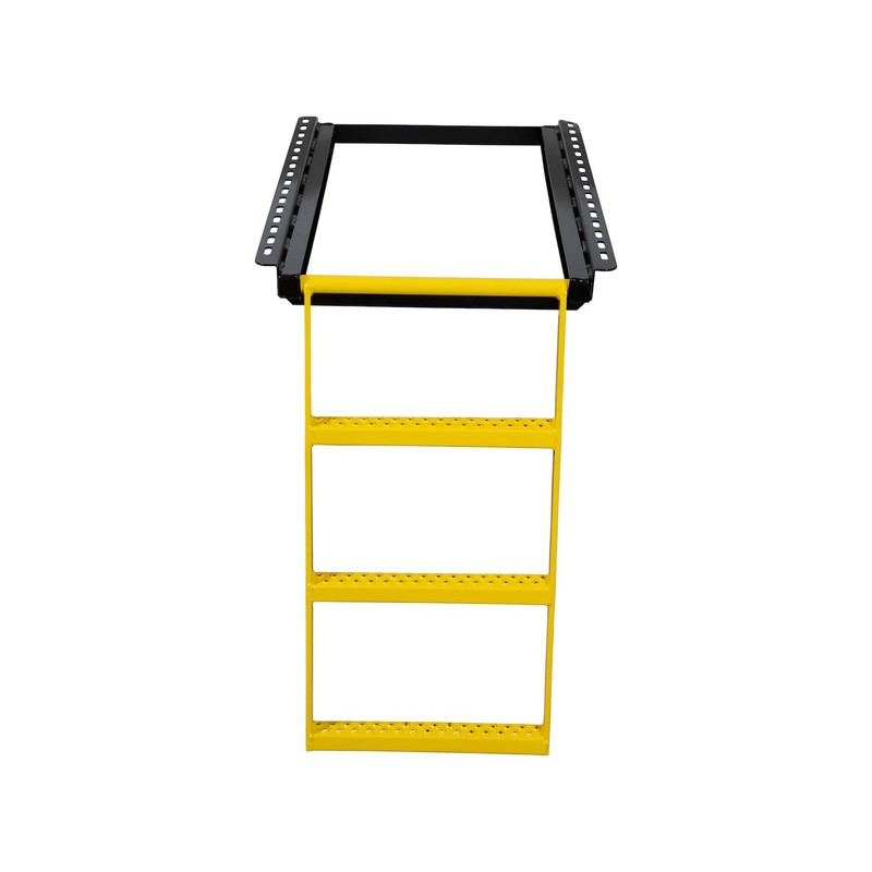 Yellow 3-Rung Retractable Truck Step