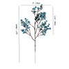 ONLY ART 6 Bundles Teal Flowers Silk Babys Breath Artificial
