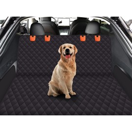 GXT Dog Back Seat Cover Protector for Cars SUV and Trucks with Mesh Window, Scratchproof Nonslip and Waterproof Material