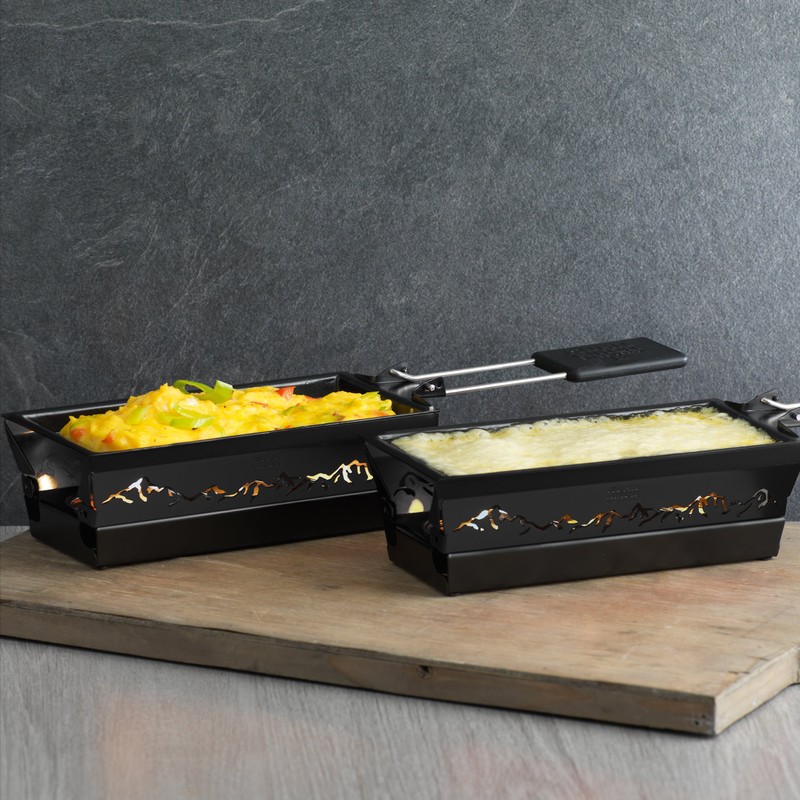 KUHN RIKON 32237 Tea Light raclette Table Grill Set, Stainless