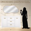 Dorlicecass Irregular Wall Mirror - Wall Mirrors Decorative 20"x36" Gold