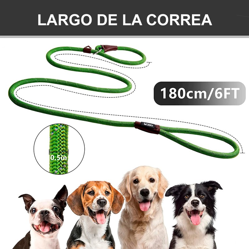 Wolfi Correa para Mascota Duradera, Correa Resistente y cómoda para