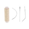 zalati Hair Track Weft Cotton with 3pcs J+I+C Shaped Thread