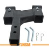 TJHSM Trailer Hitch Dual Tow Hitch Extender 2 Inch Hitch