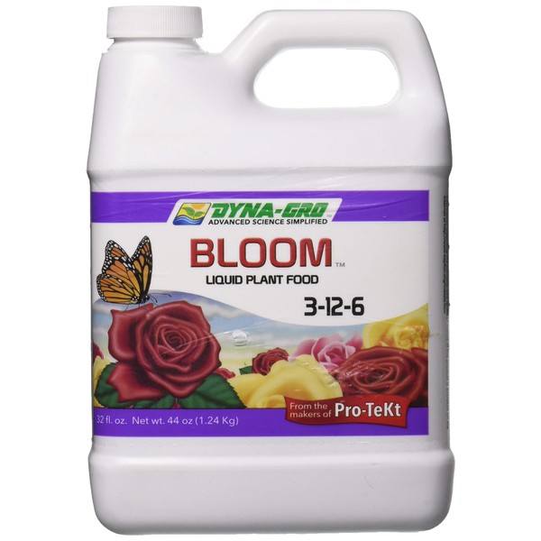Dyna-Gro 719010 Bloom 1 qt Plant Food, 1 Quart
