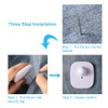 250 Pieces Hard Clothing Security Tags 8.2Mhz RF Frequency, White