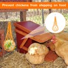 Chicken Vegetable String Bag,2 PCS Hanging Chicken Feeder,Chicken Vegetable Feeder