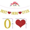 YQWIN Mother's Day Banner Mother's Day Party Decorations Best Mom