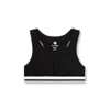 Sanetta Bustier Schwarz Reggiseno Sportivo, Super Black, 140 cm Bambina