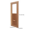 Solid Cedar Sauna Vent Panel Air Wooden Adjustable Room Ventilation