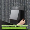 Rossesay Roof Vent Cap with Damper Removable Screen and Bottom