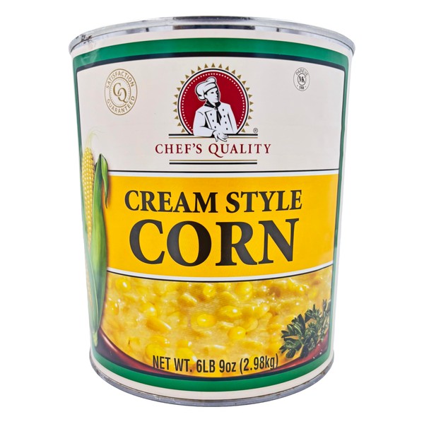 Chefs Quality Cream Style Corn | Kosher | 6.56 lbs
