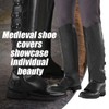AGDGV Pirate Boot Covers - Faux Leather Steampunk Renaissance Costume