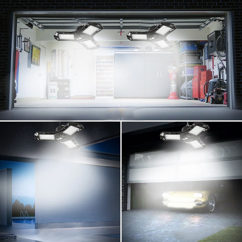 40W E27/E26 36LED Fan Garage Light Plastic Black Industrial Working