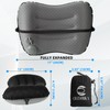 Camping Pillow with Built-in Pump - Inflatable Pillow - Travel