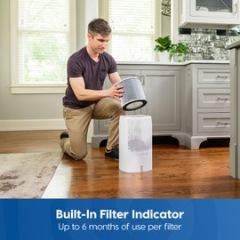 Vacmaster 1360a Series Air Purifier Replacement HEPA Filter – VF272 for Air Purifier (Model AP272)