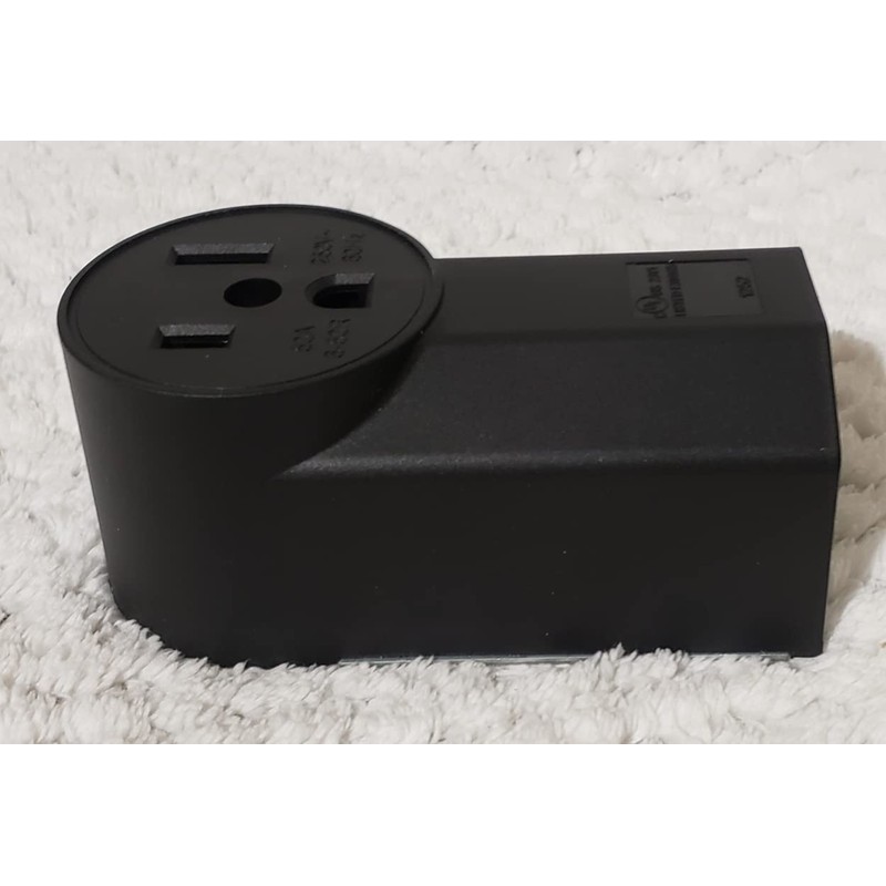 6-50R Surface Mount Straight Blade Receptacle - 50amp - 250