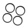 ACROPIX 73.1 mm to 63.4mm Universal Hub Centric Rings Black