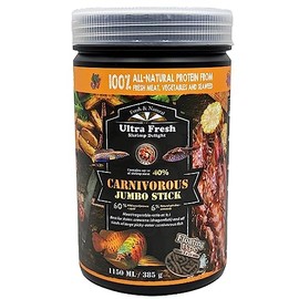 Azoo 385 GM (1150 ML) + 15% Extra Plus Carnivorous AROWANA/GAR Fish Jumbo Sticks