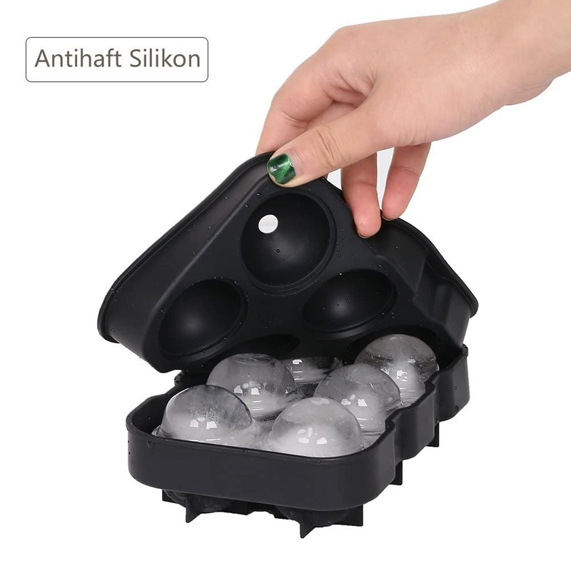 Ticent & Co Cube Trays (Set of 6), Sphere Maker