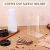 AFOROEOA Coffee Cup Sleeve Holder Holds Up To 75 Sleeves