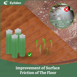 Eyliden Floor Spray Mop - Natural pH Bio-Enzyme Floor Cleaner Concentrate, Refillable Bottle, 2 Washable Microfiber Pads - Wet Mops for Vinyl, Tile, Laminate, Stone, Hardwood, Multi-Surface Cleaning