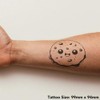 'Kawaii Cookie' Temporary Tattoo - Water Resistant, Skin-Safe, Non-Toxic Transfer