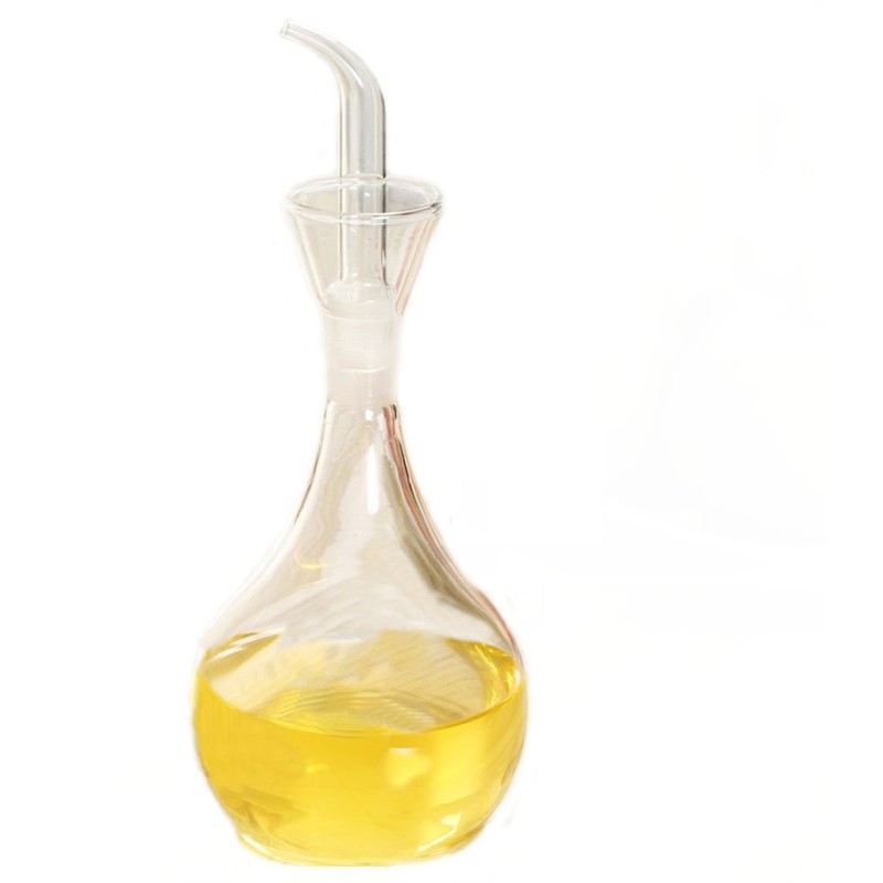Eleton's Planet Pyriform 14oz Glass Olive Oil Dispenser Bottle, Oil
