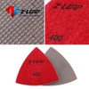 Z-LEAP Diamond Triangular Sandpaper Sheet Discs Sanding Pads for for