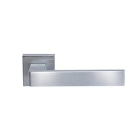 VI.TEL. F0198 R8 51 Pair of Handles for Doors, Satin Chrome