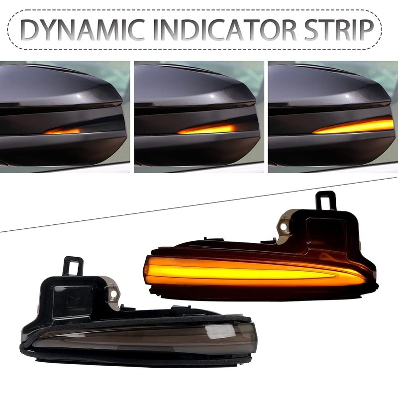 Sequential Side Mirror Lights for Toyota Tacoma 2016-2023 RAV4 2019-2023