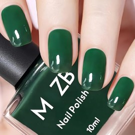 KAHSOSE Red Non Toxic Nail Polish Color for Toenail & Fingernail, Quick Dry Polish Non Gel For Girls & Women, Easy to Use & Remove, At Home Manicure (10ML Red)