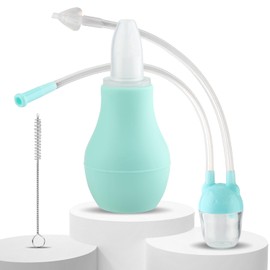 Silicone Nasal Aspirator for Baby - Safe Nose Suction Bulb for Baby to Promote Breathing | Oral Nose Sucker for Toddler
