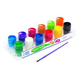 Baker Ross Pots of Poster Paint (Pack of 12) - Kids Painting and Crafts