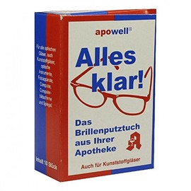BRILLENPUTZTÜCHER Alles Klar Pack of 10