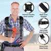 FUERI Leather Tool Belt Suspender for Men, Heavy Duty Comfort