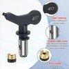 TUDUD Airless Spray Tips 6 Reversible Spray Nozzle Tips with