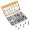 155 Pieces M6 Screws Nuts Washers Set, Sutemribor M6 x