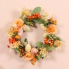 Easter Egg Garland Wreath Natural Rattan Artificial Wreath Easter Decoration