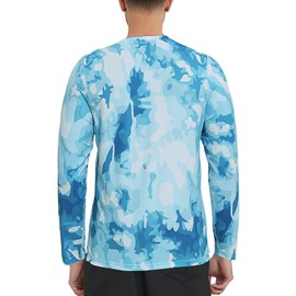 MEETWEE Maglia a Maniche Lunghe per Protezione Solare UPF 50+ Rash Guard da Uomo, Perfetta per Surf, Corsa e Nuoto, Asciugatura Rapida e Protezione Solare per Il Top